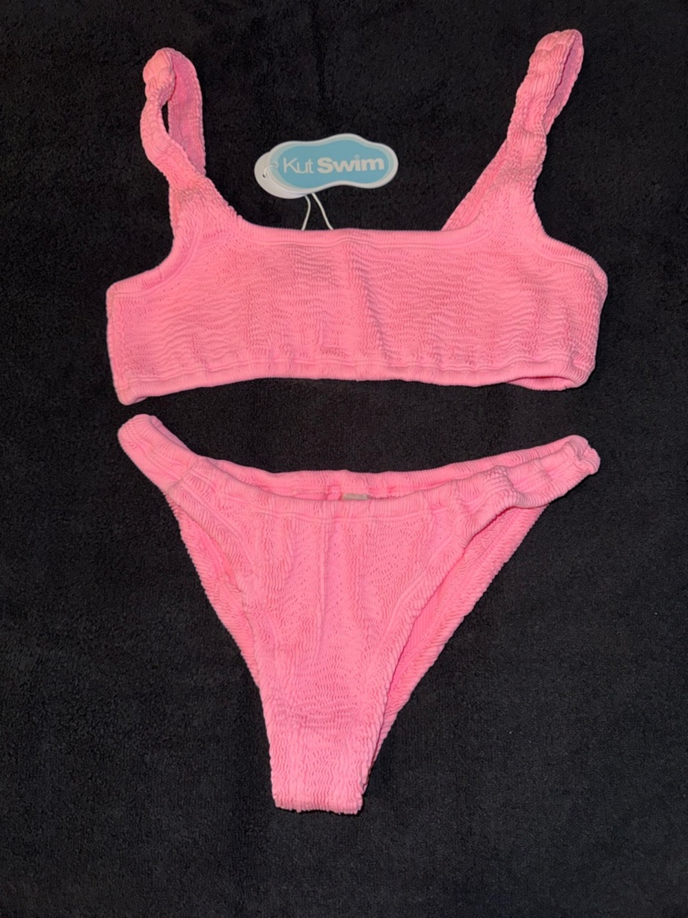 Kit Swim Crinkle Bikini Set - Size L/XL